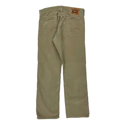 Levis Cord Trousers - 34? Waist Beige Cotton