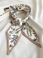 Floral & Leaf Print Hair Band, Boho Style Hair Band for Women & Girls, Fashion Hair Accessories for Daily Wear, Knotted Headb...