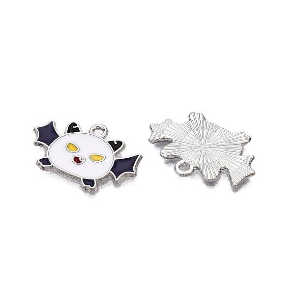 Halloween Theme Alloy Enamel Pendants