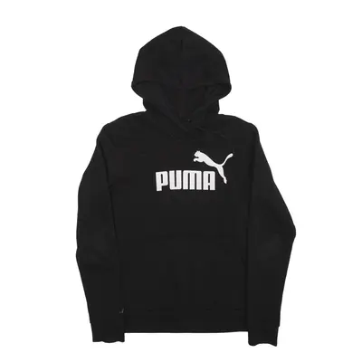 PUMA Hoodie Black Pullover Mens XS