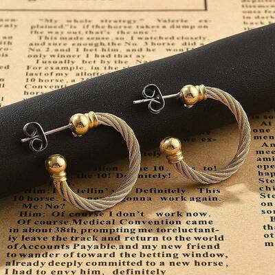 304 Stainless Steel Stud Earrings