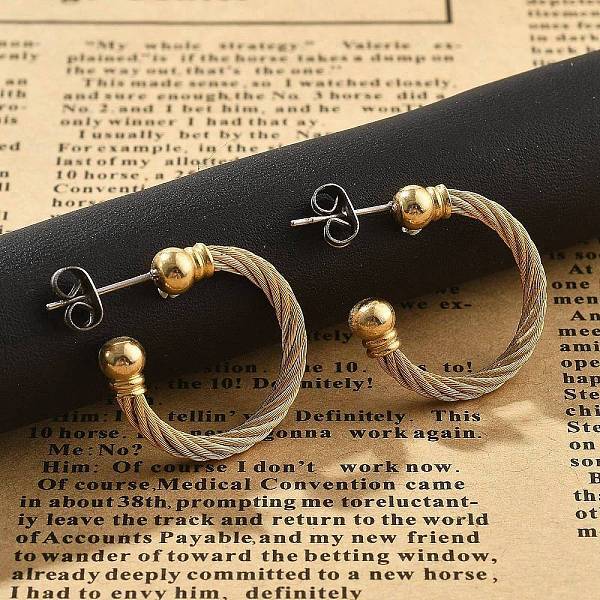 304 Stainless Steel Stud Earrings