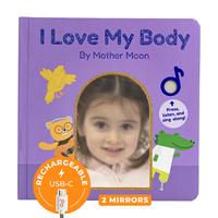 Cali's Books I Love My Body by Mother Moon: Press and Sing Along Musical Book with Sound Button, Charming Illustrations & Rec...
