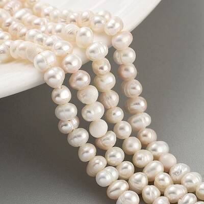 Natural Cultured Freshwater Pearl Beads Strands