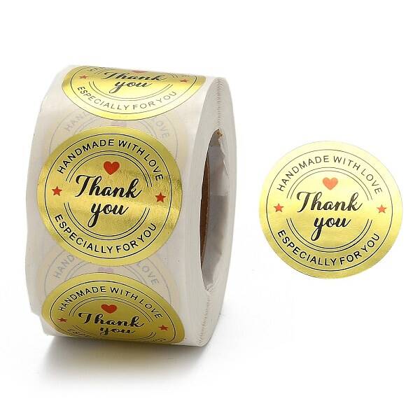 1.5 Inch Thank You sticker