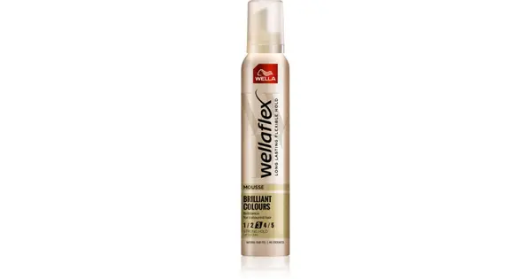 Wella Wellaflex Brilliant Color Fixing Mousse Medium Hold 200ml
