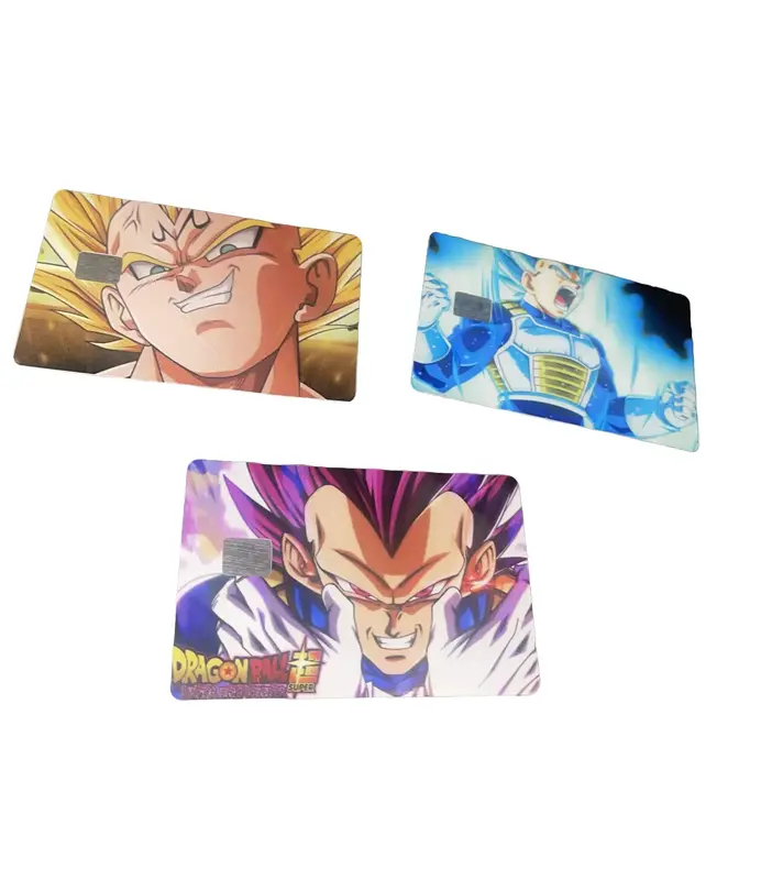 VEGETA DRAGON BALL Z SKIN FOR DEBIT / CREDIT CARD SMALL CHIP