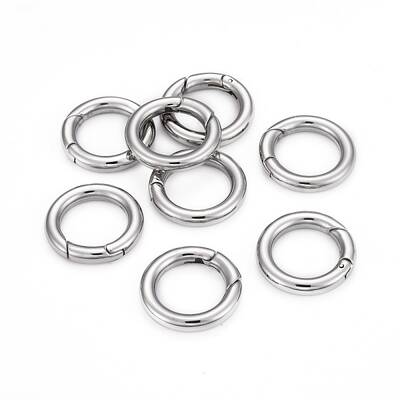 Tarnish Resistant 304 Stainless Steel Spring Gate Rings