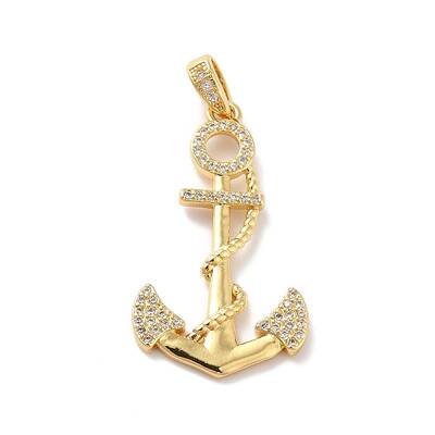 Rack Plating Brass Micro Pave Cubic Zirconia Pendants
