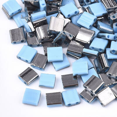 Electroplate Opaque Glass Seed Beads