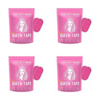 Queen Mouth Tape - 3 month supply mouth tape, pink, gentle, adhesion, 30 Strips, sports accessories,