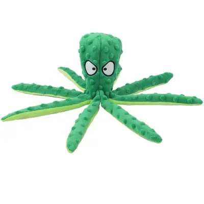 Cute Stuff Octopus Design Plush Dog Toys, Durable Bite-resistant Dog Chew Toy for Small Dogs, Pet Chewing Plushies, Adorable ...