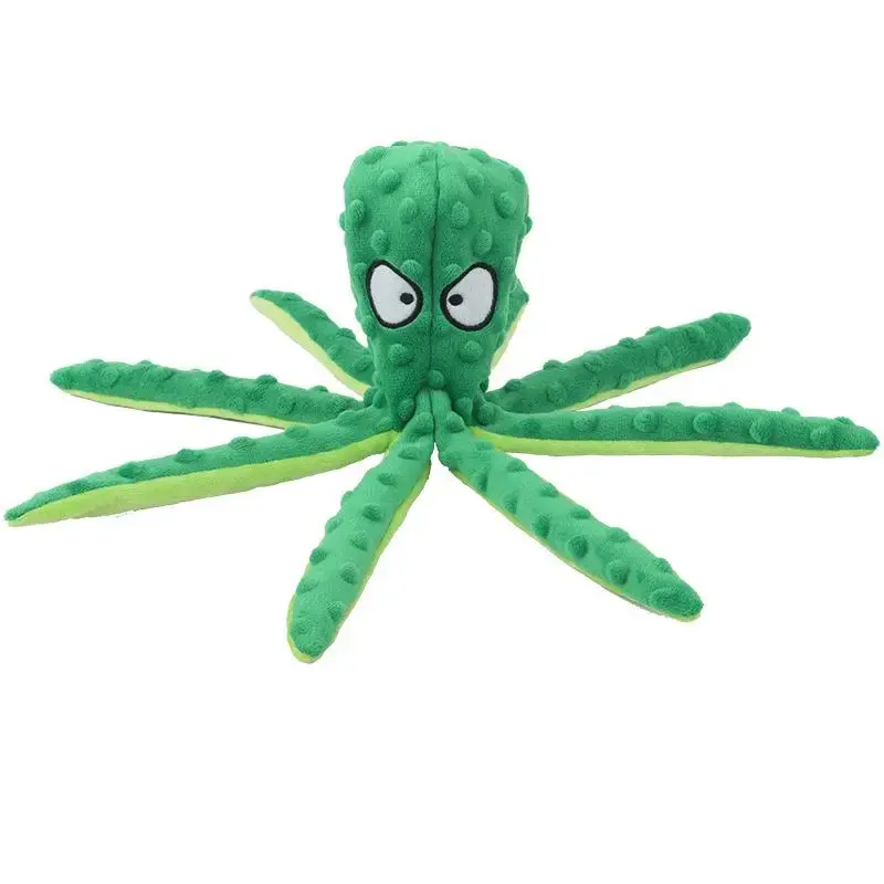 Cute Stuff Octopus Design Plush Dog Toys, Durable Bite-resistant Dog Chew Toy for Small Dogs, Pet Chewing Plushies, Adorable ...