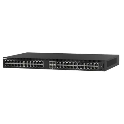 386WH Dell EMC PowerSwitch N1100 Series N1148T-ON 48 x 10/100/1000Base-T RJ-45 and 4 x SFP+ Ports Layer 2 Managed Gigabit Eth...