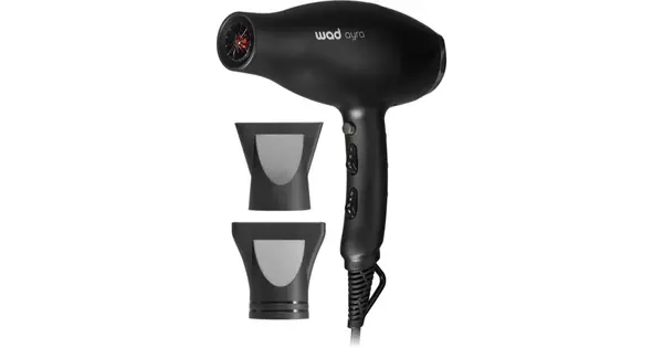 Wad Ayra Dryer Chrome Hair Dryer Black