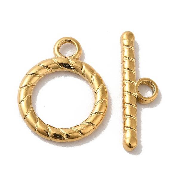 Ion Plating(IP) 304 Stainless Steel Toggle Clasps