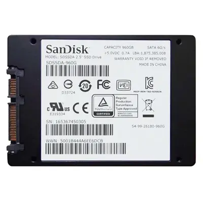 SDSSDA-960G-G26 SanDisk 960GB SATA 6Gb/s 2.5-Inch Solid State Drive