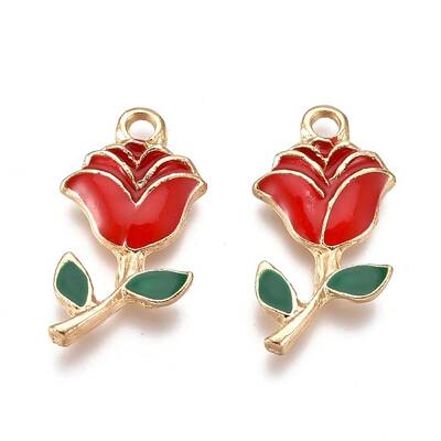 Alloy Enamel Pendants