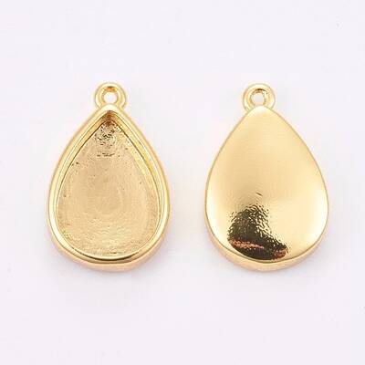Brass Pendant Cabochon Settings