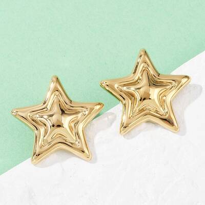 304 Stainless Steel Stud Earrings
