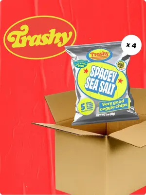 Sea Salt Trashy Chips | Bundle: 4-Pack