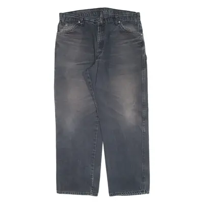 DICKIES Carpenter Workwear Mens Trousers Blue Relaxed Straight W37 L29
