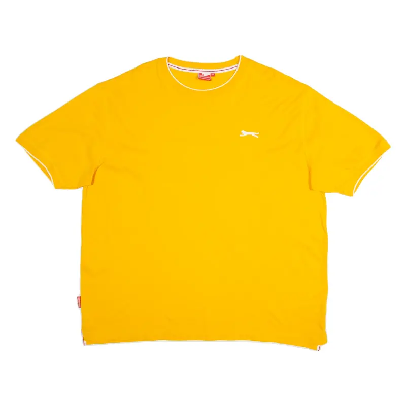 SLAZENGER Mens T-Shirt Yellow 2XL