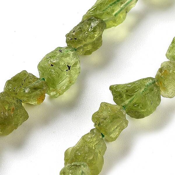 Raw Rough Natural Peridot Beads Strands