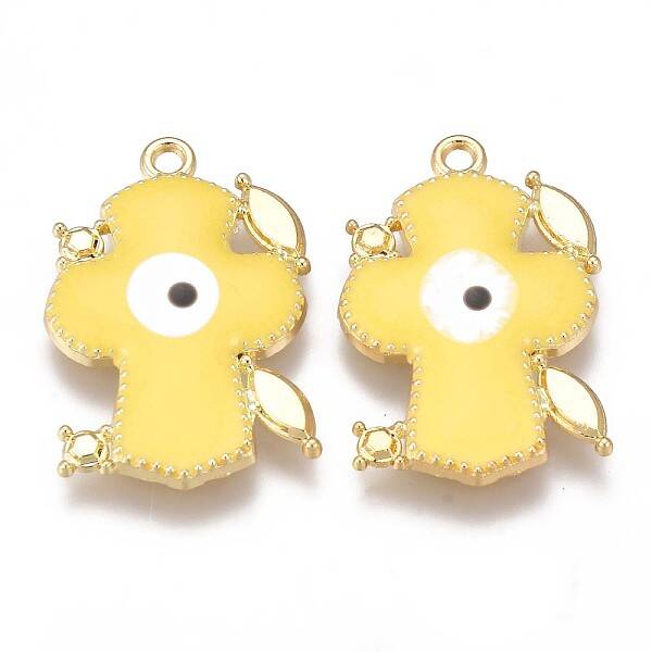 Alloy Enamel Pendants