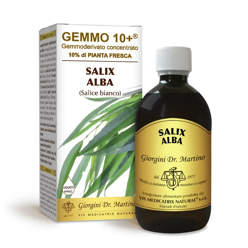 Dr Giorgini gemmo 10+ white willow 500 ml non-alcoholic liquid