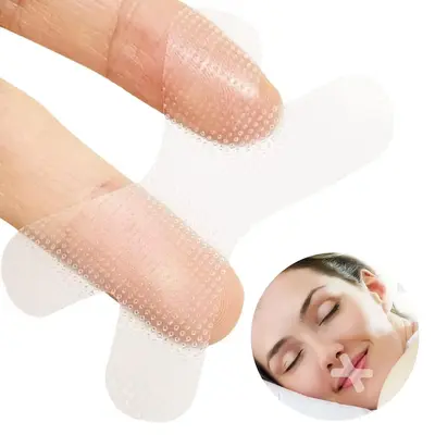 Gentle Micropore Mouth Tape, 120pcs Breathable Mouth Tape, Hypoallergenic Strips for Sensitive Skin, Breathable, Improve Slee...