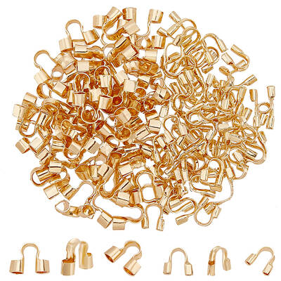 120Pcs 2 Styles Brass Cord Locks