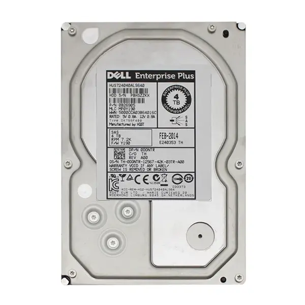 DDNTR Dell 4TB 12Gb/s SAS 7200 3.5-Inch Hard Drive