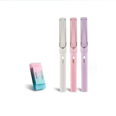 3pcs HB Everlasting Inkless Infinity Pencil, No Need To Be Sharpened Random Color Eternity Pencil, Infinity Reusable Pencils ...