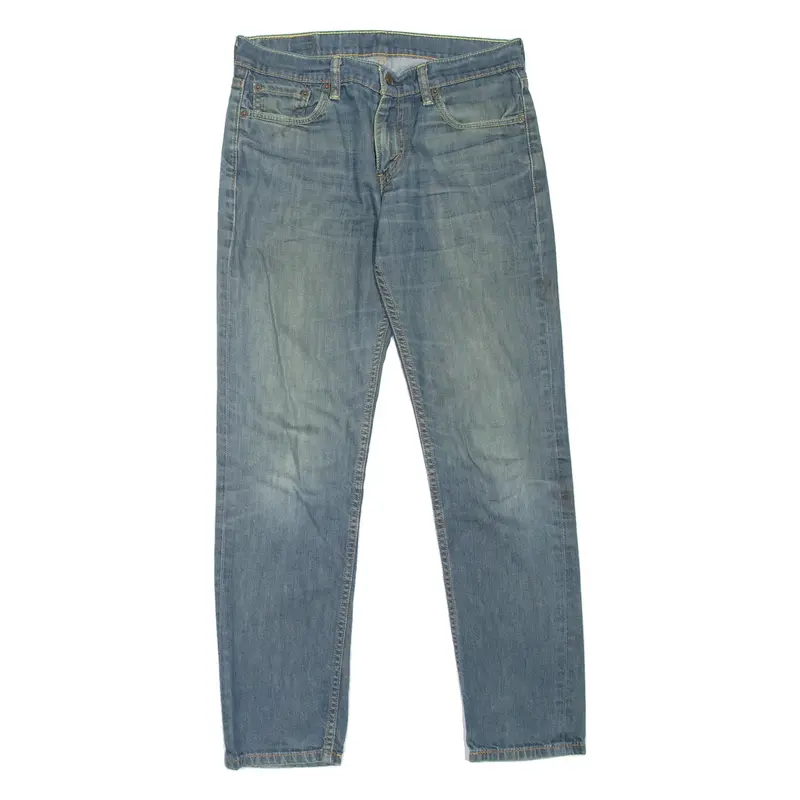 LEVI'S 511 Jeans Mens Blue Slim Straight Stone Wash W30 L32