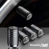 Car Tire Valve Stem Cap, 4 Counts/set Flag Pattern Anti-flat Tire Cap, Tire Repair & Fitting Tool for Truck Motorcycle Bicycl...