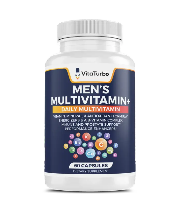 Men's Multivitamin+ 60 Capsules - 637mg Per Serving