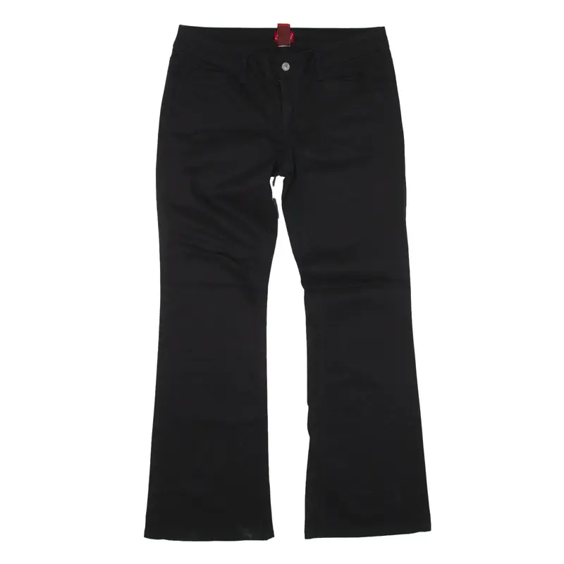 DICKIES Workwear Trousers Black Regular Flared Womens W32 L29