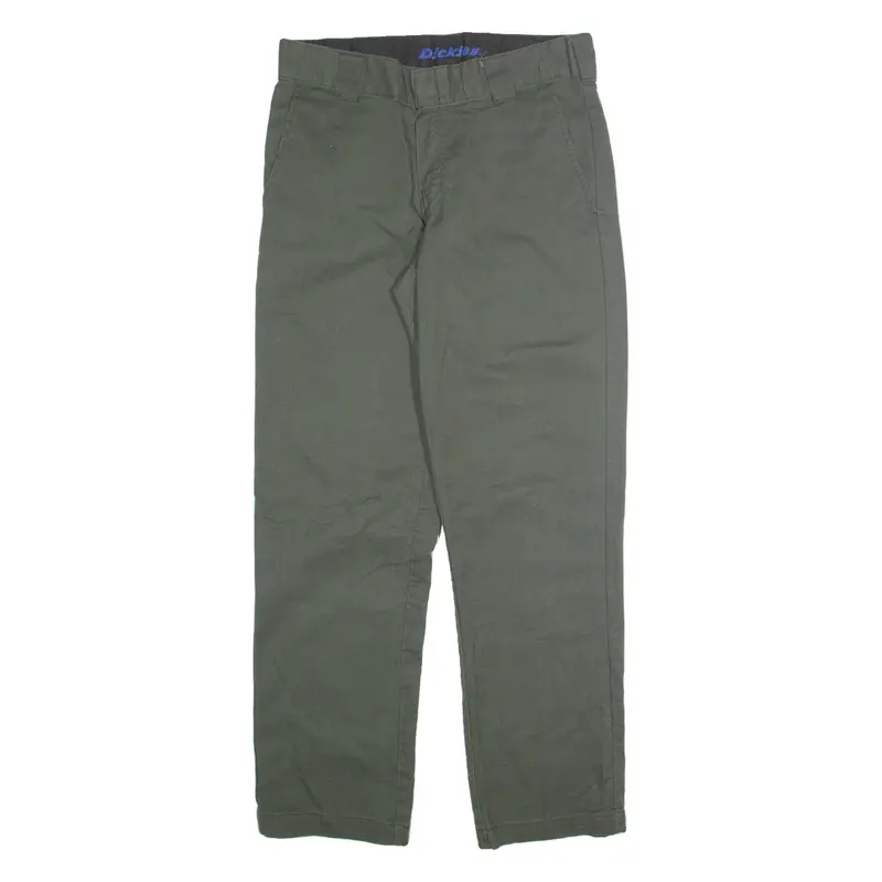 DICKIES Chino Mens Trousers Green Regular Straight W30 L30