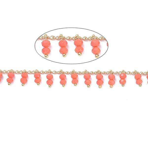 3.28 Feet Handmade Glass Beaded Chains