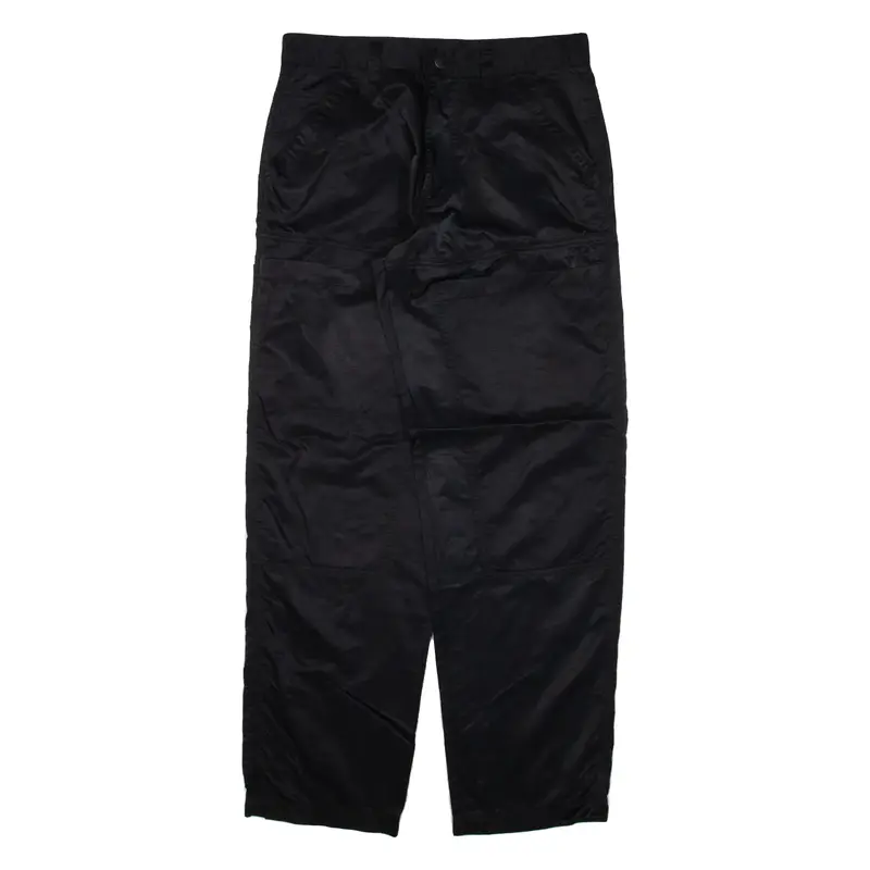 KJ3 Double-knee Trousers Black Relaxed Straight Mens W32 L31