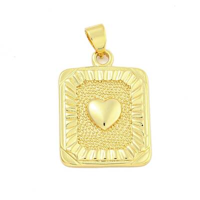 Rack Plating Brass Pendants