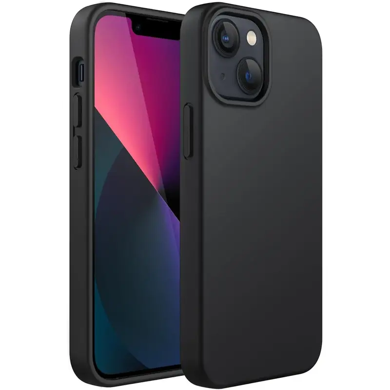 Silicone Case for iPhone 17pro 16 15 14 Plus 13 Pro 12 Pro Max, Silky-Soft Touch Full-Body Protective Phone Case, Shockproof ...