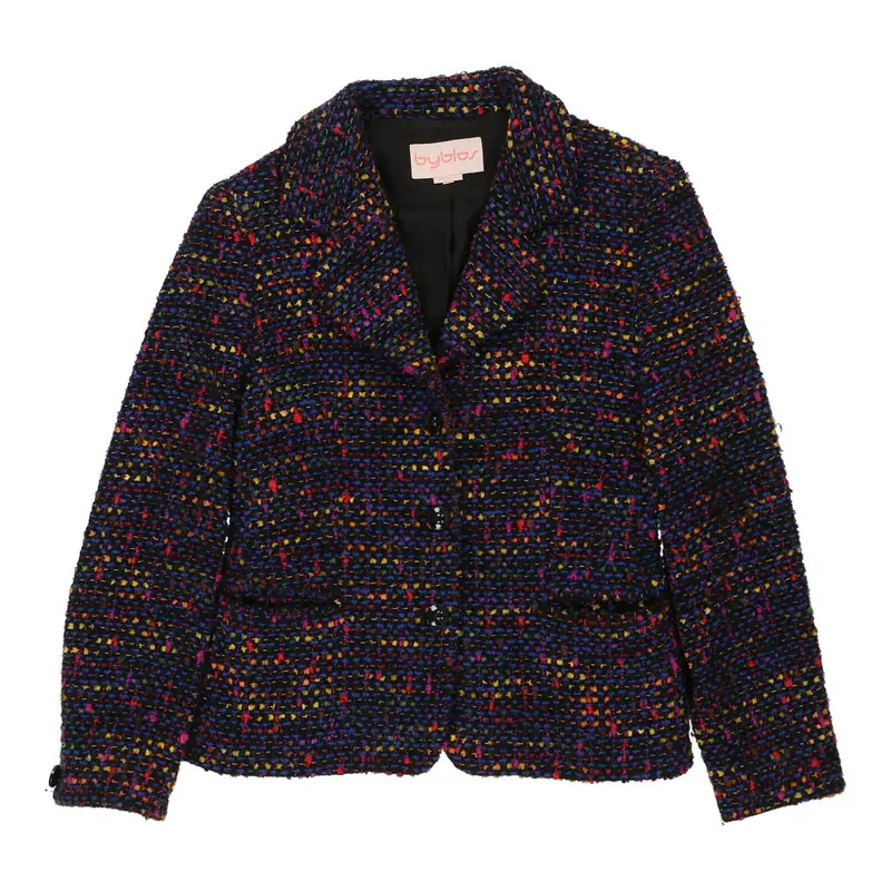 Byblos Blazer - Medium Multicoloured Wool Blend | Size: medium