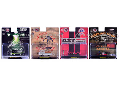 Auto News Release 17 Set of 4 Cars Limited Edition to 8500 pieces Worldwide 1/64 Diecast Model Cars by M2 Machines