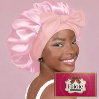 Satin Bonnet for Sleeping, Pink Hair Styler, Double Layer Satin Lined Hair Bonnet with Adjustable Elastic Tie Band for Women,...