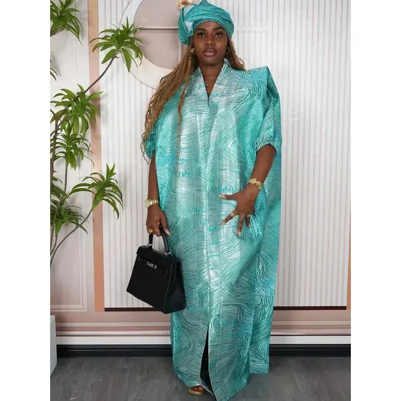 African Dresses for Women Traditional Africa Clothing Dashiki Ankara Outfits Gown Abayas Robe Muslim Kaftan Maxi Long Dress 2...