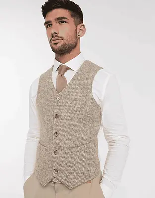 Beige Wedding Suits