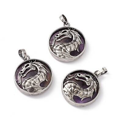 Natural Amethyst Pendants