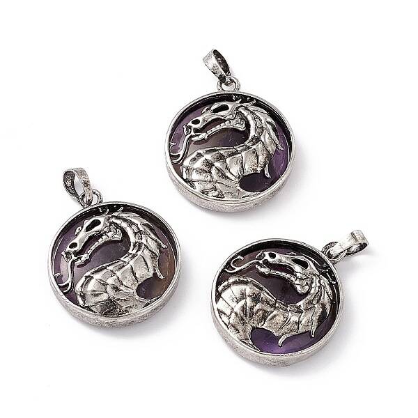 Natural Amethyst Pendants